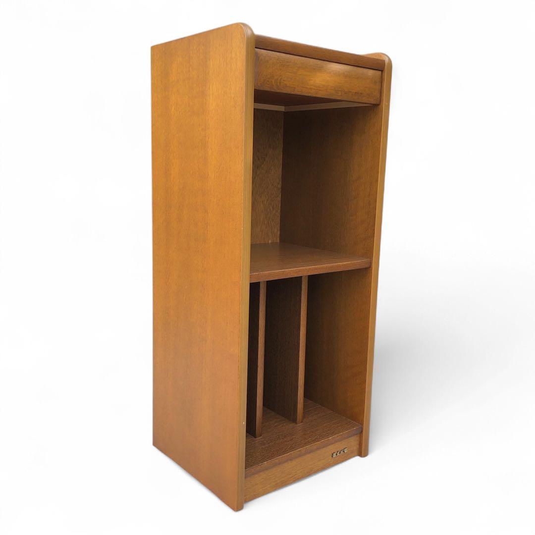 浜本工芸　楢（ナラ）無垢材　電話台　小物収納引き出し付き ハマモトコウゲイ