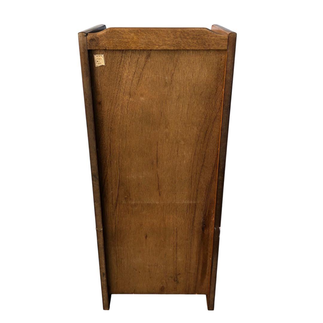 浜本工芸　楢（ナラ）無垢材　電話台　小物収納引き出し付き ハマモトコウゲイ