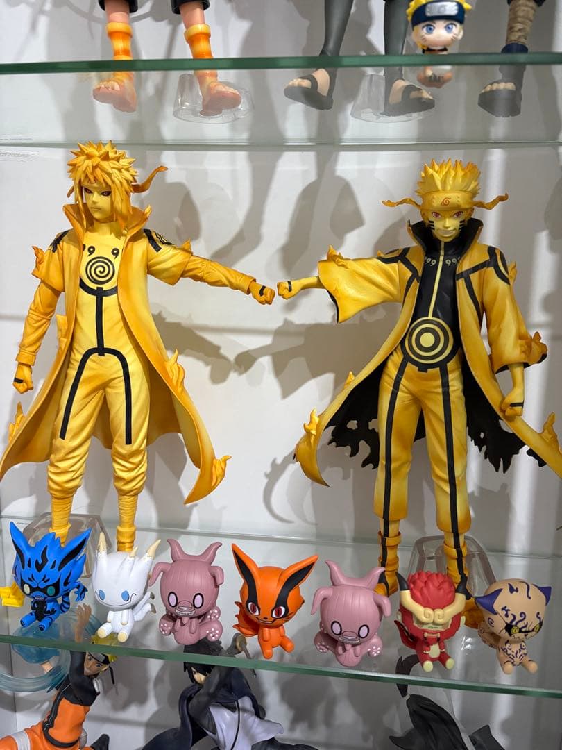一番くじナルト　C賞ミナト・D賞ナルトフィギュア 2体セット 繋がる思い
