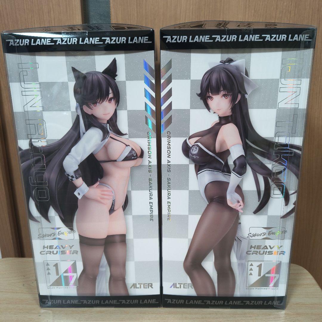 開封美品 アズールレーン　愛宕　高雄　フィギュア　2体セット