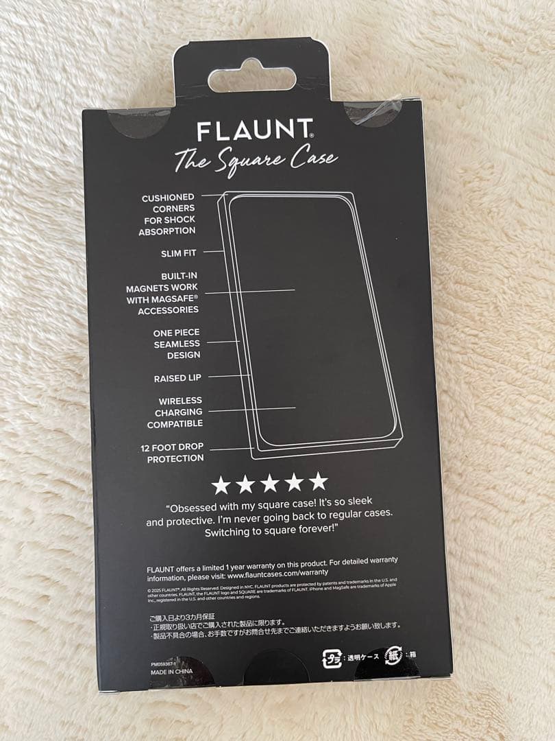 iPhone17ProMax FLAUNT（R）スクエアケース