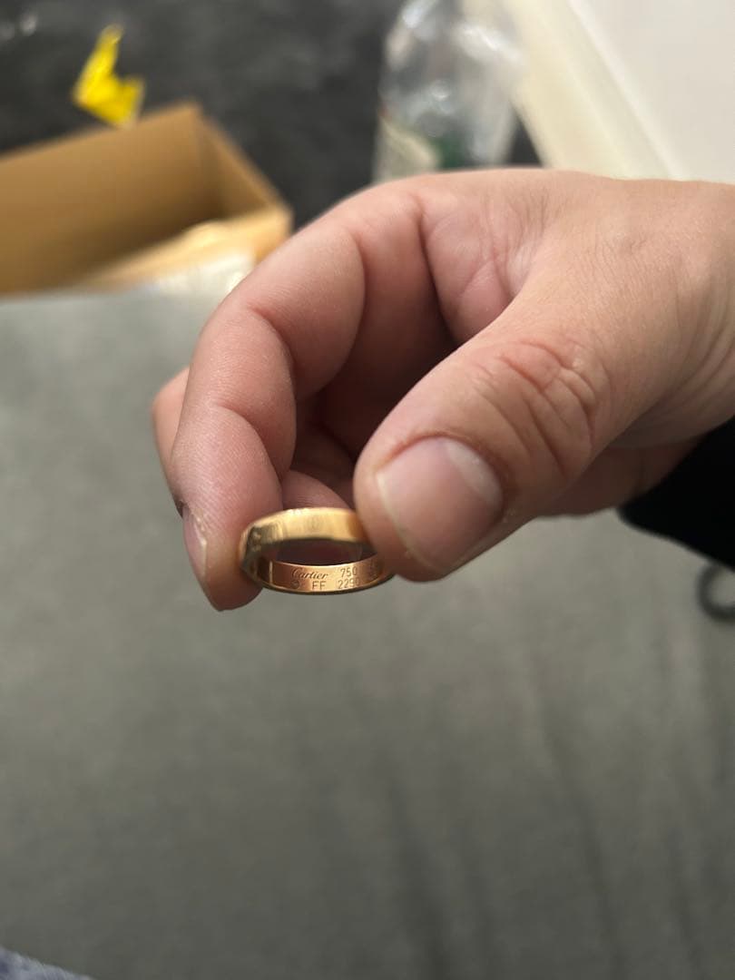 カルティエ　リングピンクゴールド