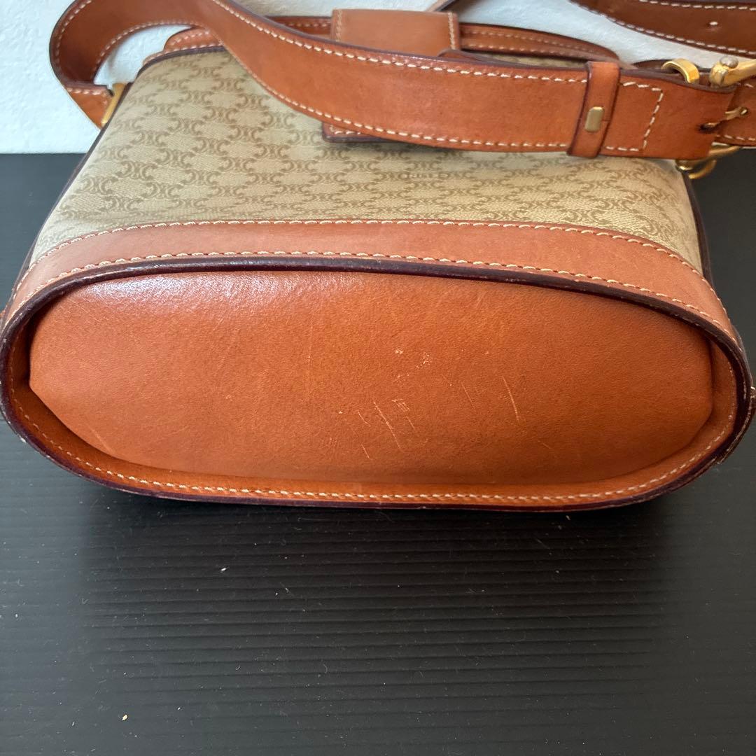 CELINE ショルダーバッグ ベージュ/ブラウン