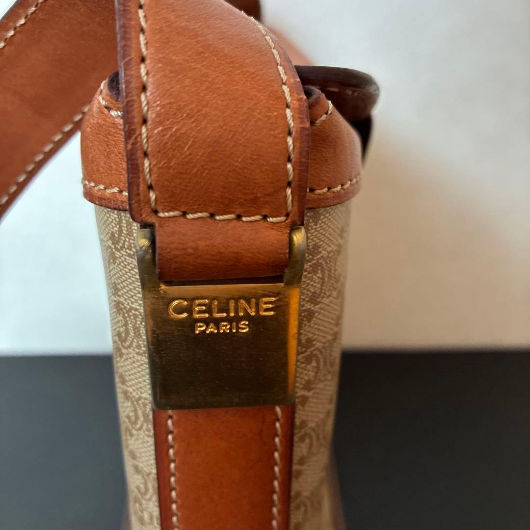 CELINE ショルダーバッグ ベージュ/ブラウン