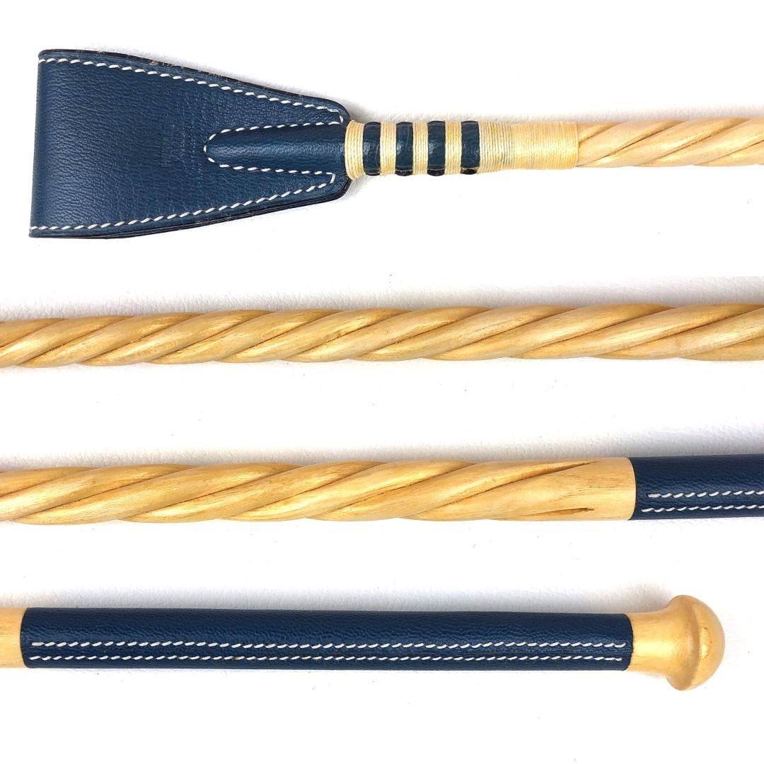 【美品・箱・保管袋付】エルメス／クラヴァッシュ 70 鞭 ウッド＆ヴォーエプソン