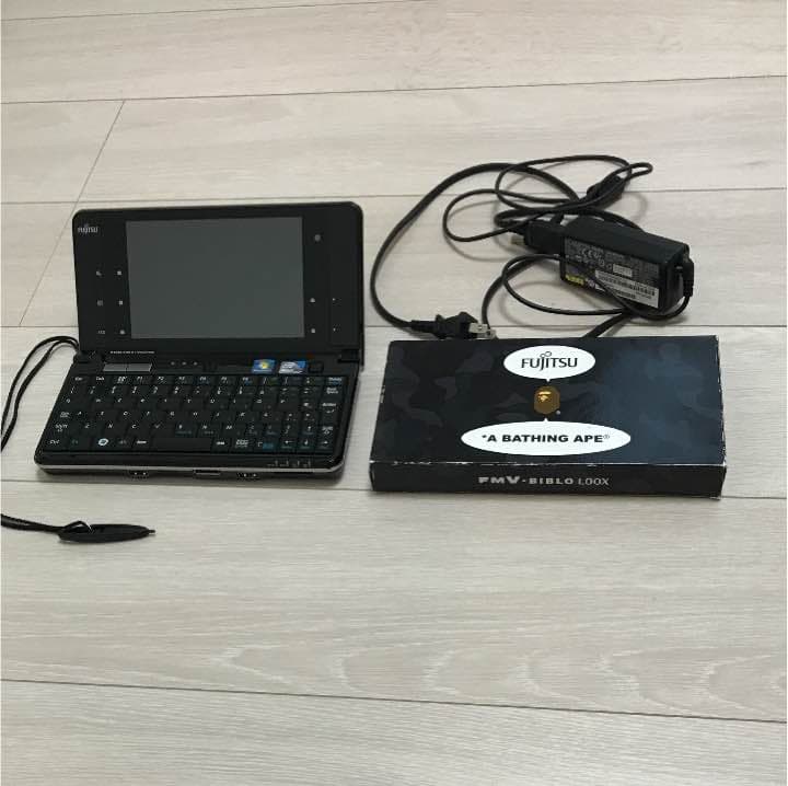パソコン a bathing ape ✗ fujitsu FMV レア