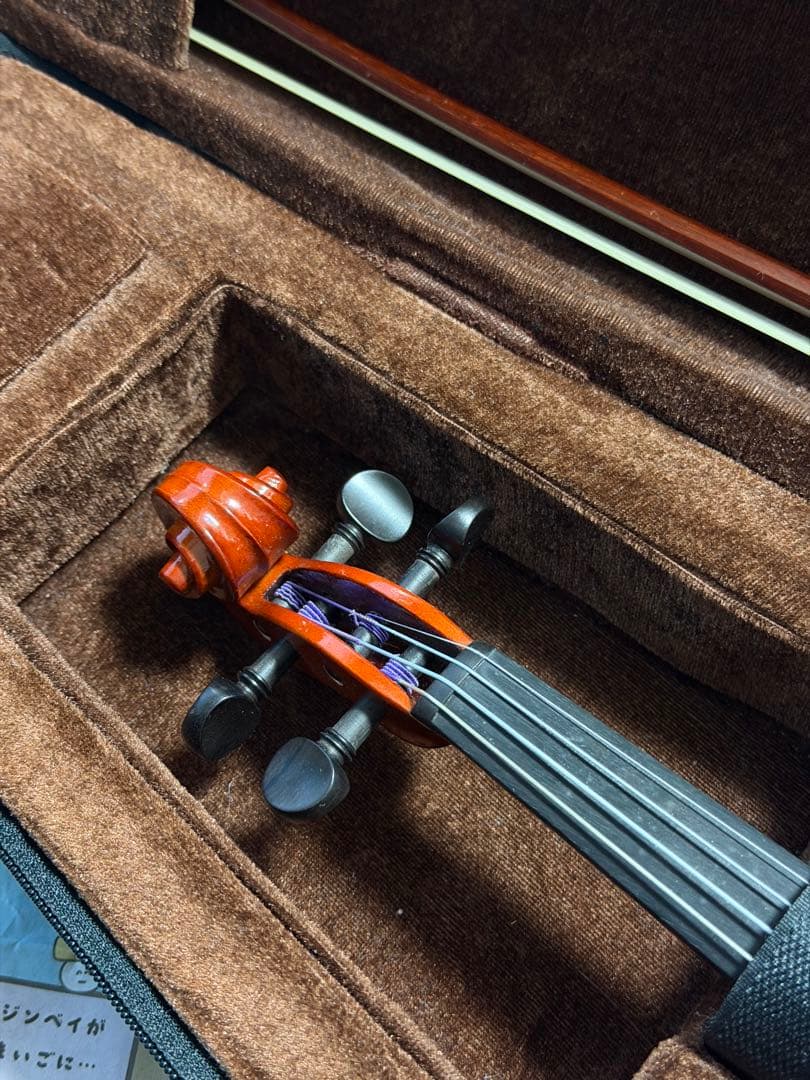 ARS MUSIC 分数バイオリン 1/2 弓・ケース・肩当て付き