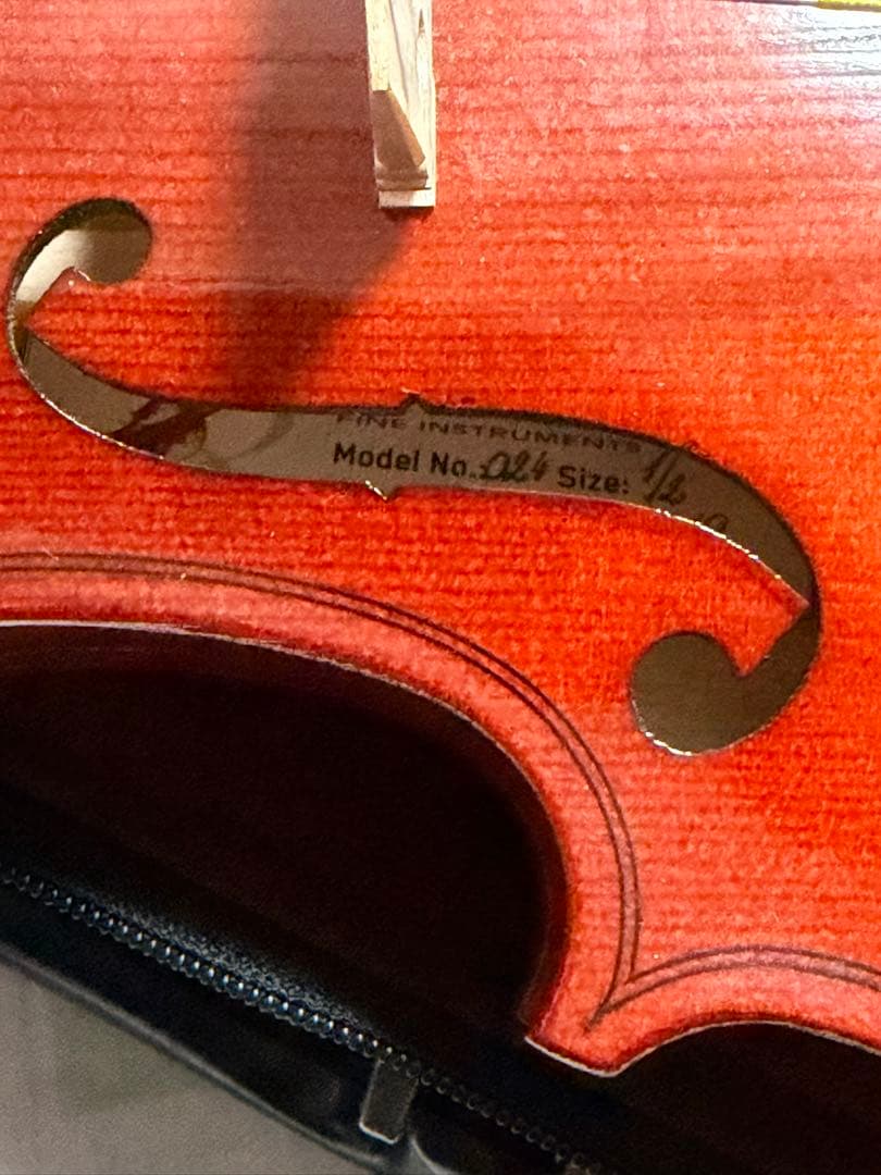 ARS MUSIC 分数バイオリン 1/2 弓・ケース・肩当て付き