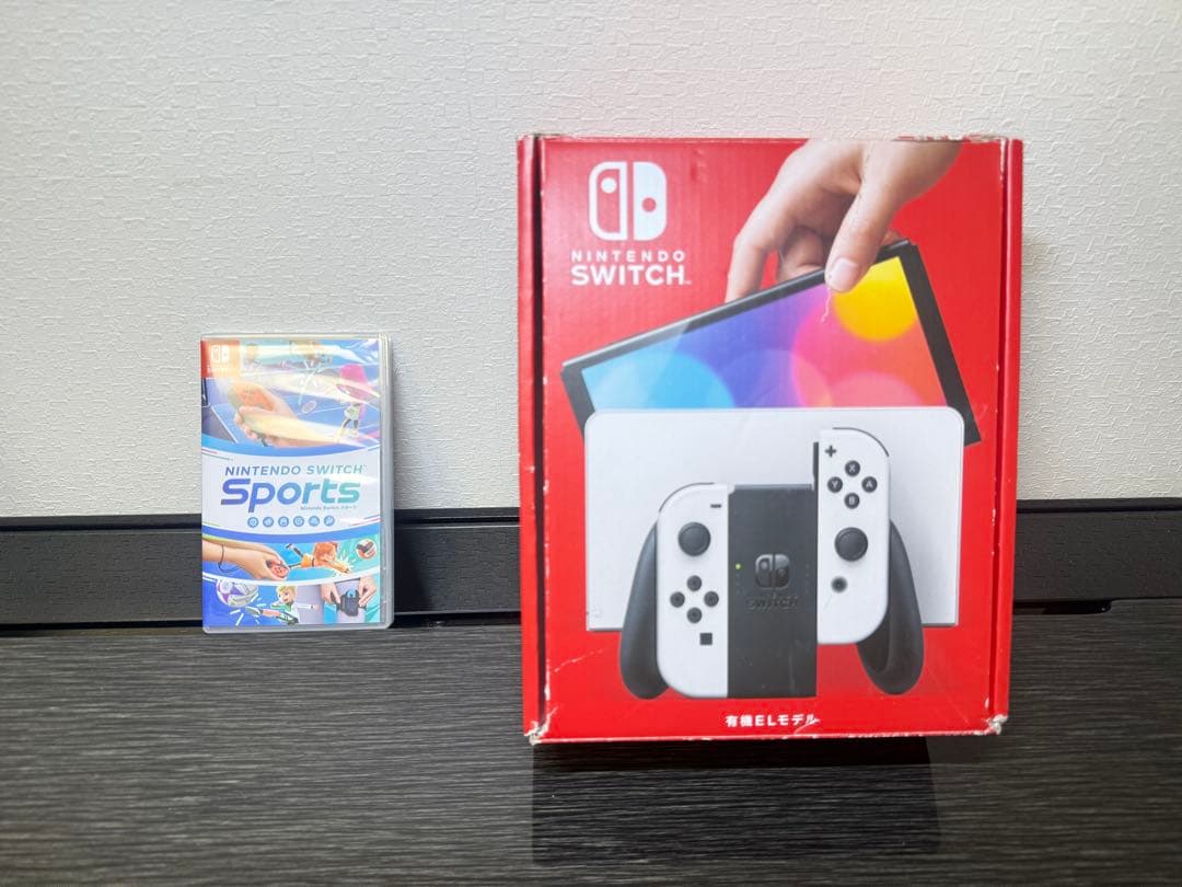 【美品】Nintendo Switch (有機elモデル) ホワイト