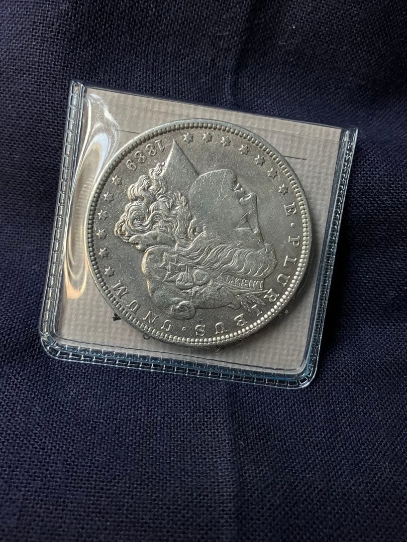 AJXAJ様用　モルガンダラー銀貨　1887年と1889年 の2枚　アメリカ銀貨