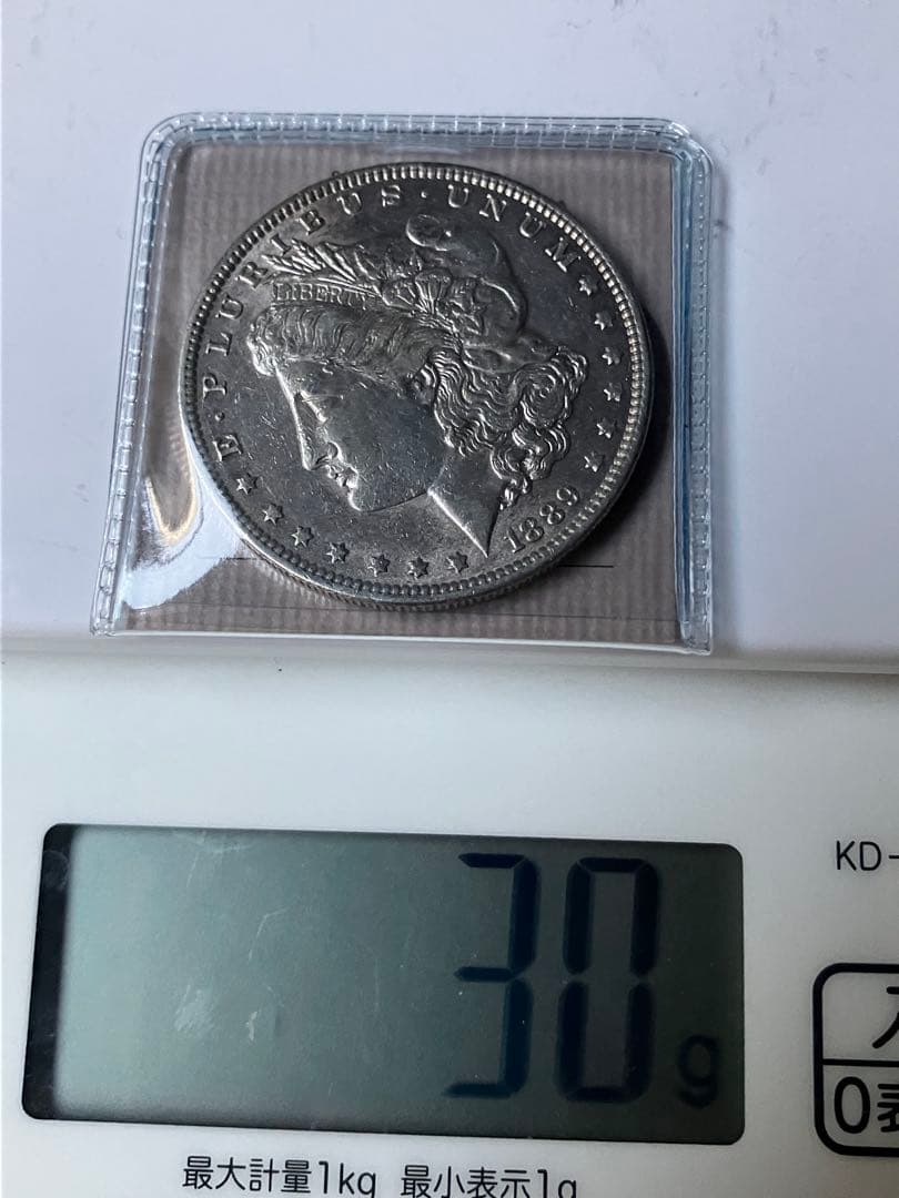 AJXAJ様用　モルガンダラー銀貨　1887年と1889年 の2枚　アメリカ銀貨