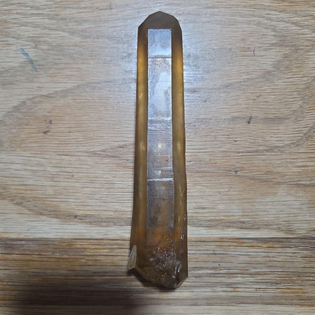 シトリン　原石　ザンビア産　207g　極上　非加熱　非研磨 　鉱物標本