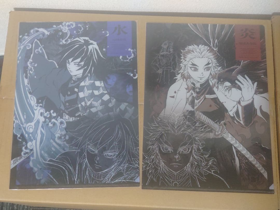 鬼滅の刃 柱展 アートビジュアルA4クリアファイル(未開封)コンプリート
