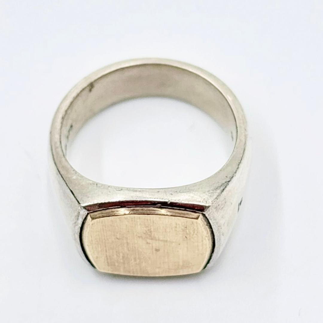 トムウッド クッション　ゴールドトップ リング 60 コンビ　シグネット