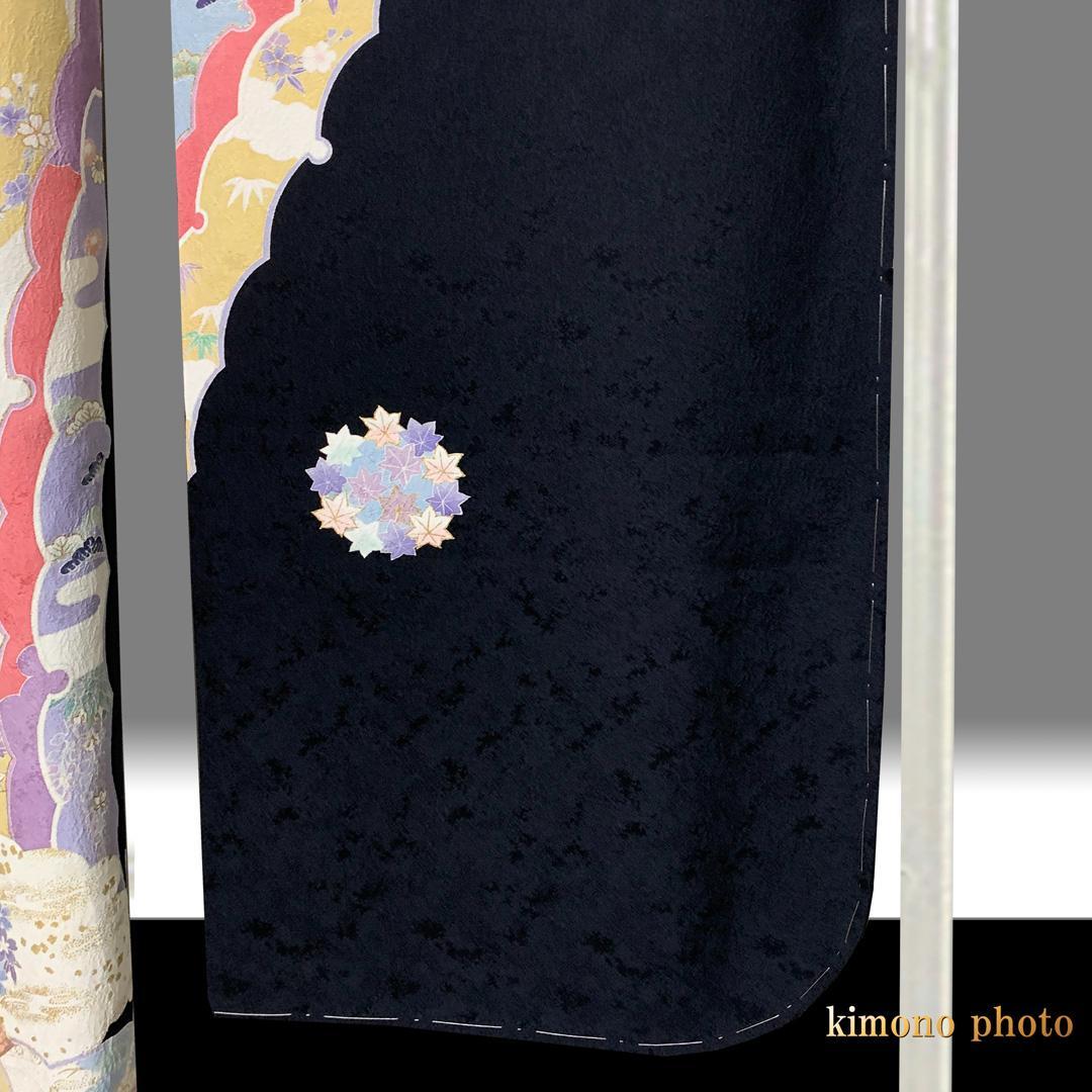 【新品、未使用】振袖7点フルセット【極上逸品】正絹【金彩手描き友禅】トールサイズ