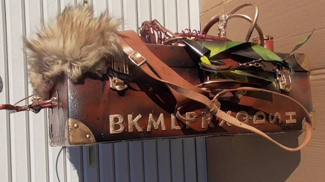 旅行鞄 個性的 ドール 収納 インダストリアル スチームパンク ブレーキレバー