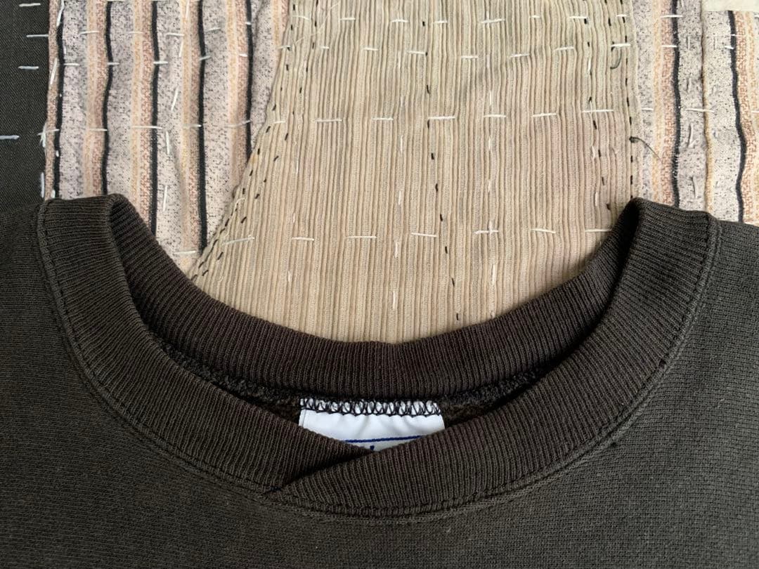 希少 90s XL FISHBONE vtg スウェット ブラック リバース 黒