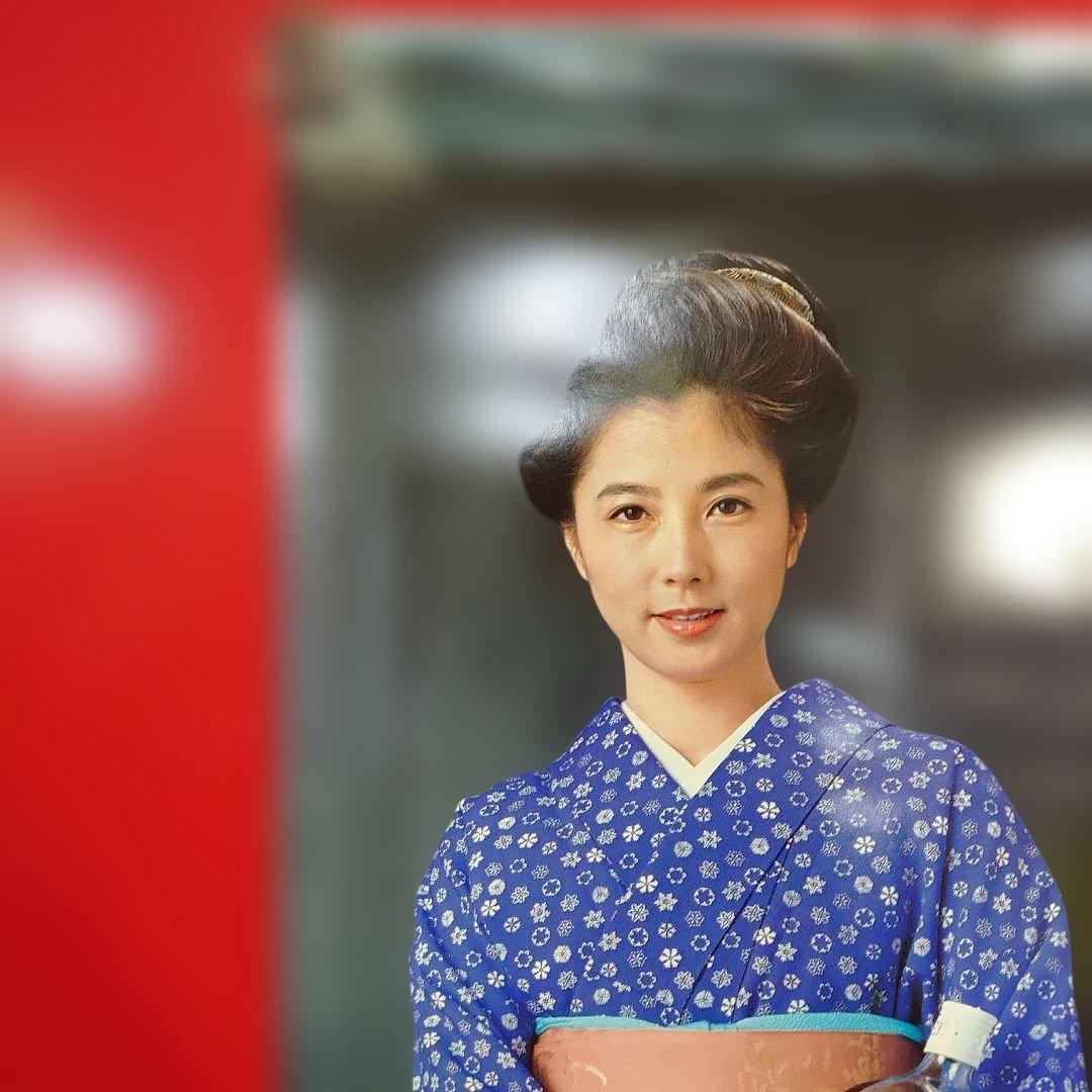 昭和レトロ　サントリーレッドエクストラ　大原麗子さんポスター　当時物　非売品