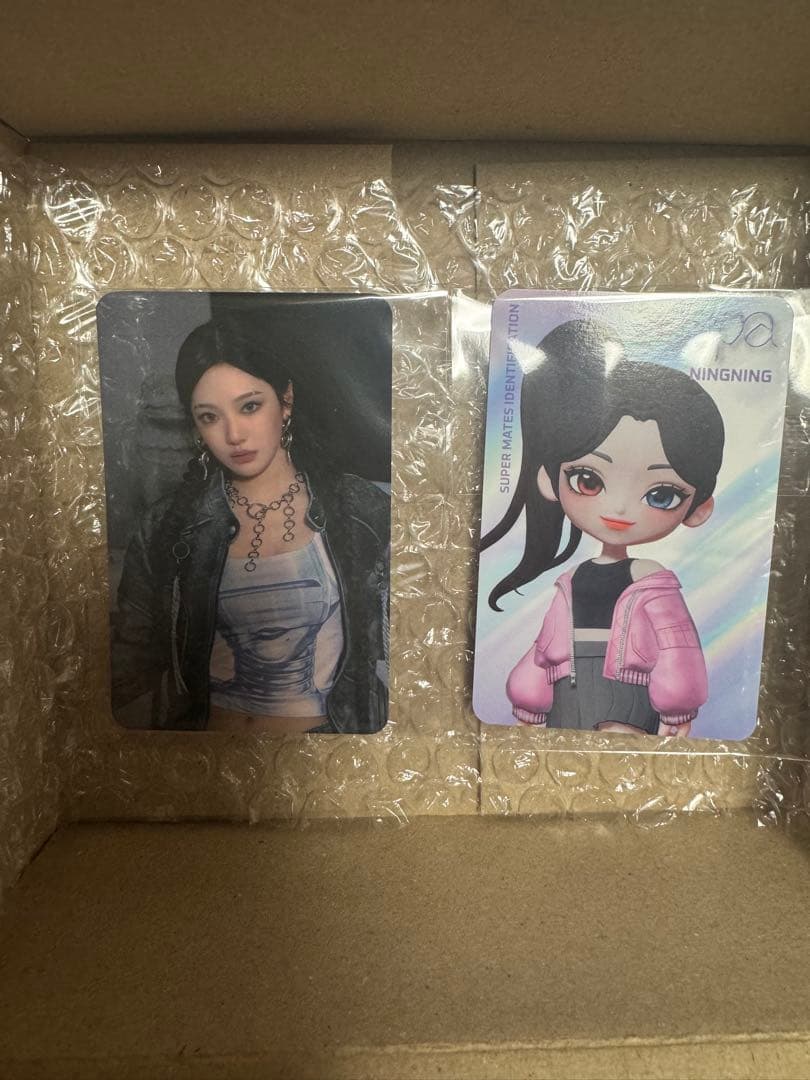 aespa supermates ニンニン 当選トレカ