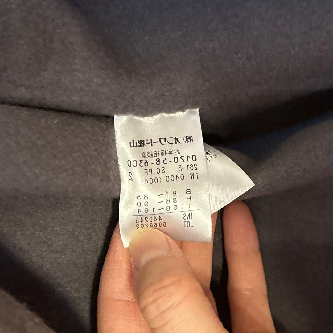 新品未使用‼️オンワード樫山　フェルウのウールグレーチェスターロングコート