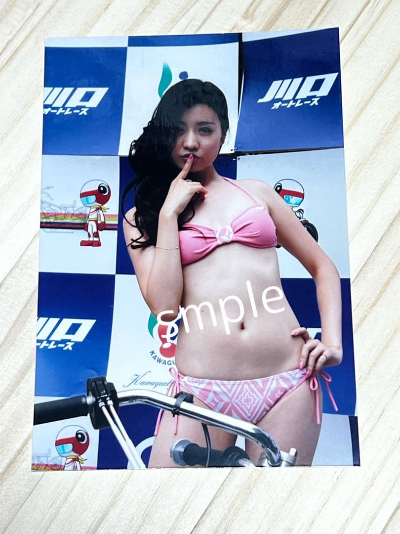 湯川舞さん　2013年　川口オートレース場　イベント配布生写真