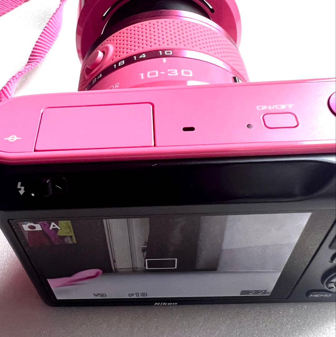 ニコン NIKON1 J1 ダブルズームキット ピンクスペシャルキット 完動品
