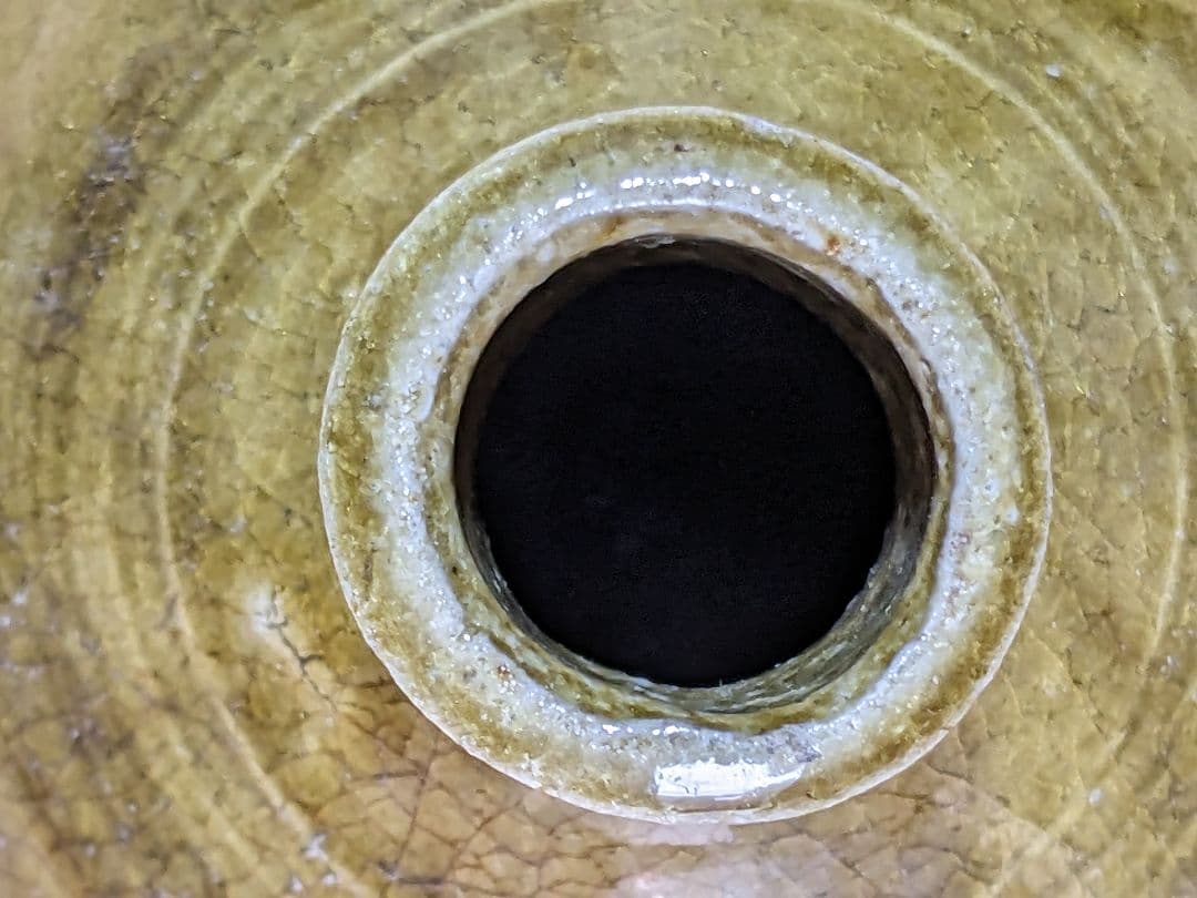 ♦古瀬戸 酒器 灰釉徳利 江戸時代初期〜桃山時代 一輪挿し 花器 骨董品