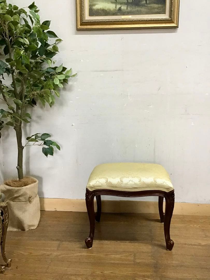 管365☆アンティーク調☆猫脚☆ クロシオ フランシスカ スツール