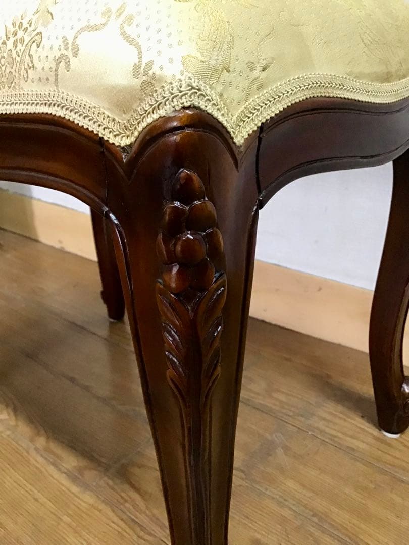 管365☆アンティーク調☆猫脚☆ クロシオ フランシスカ スツール