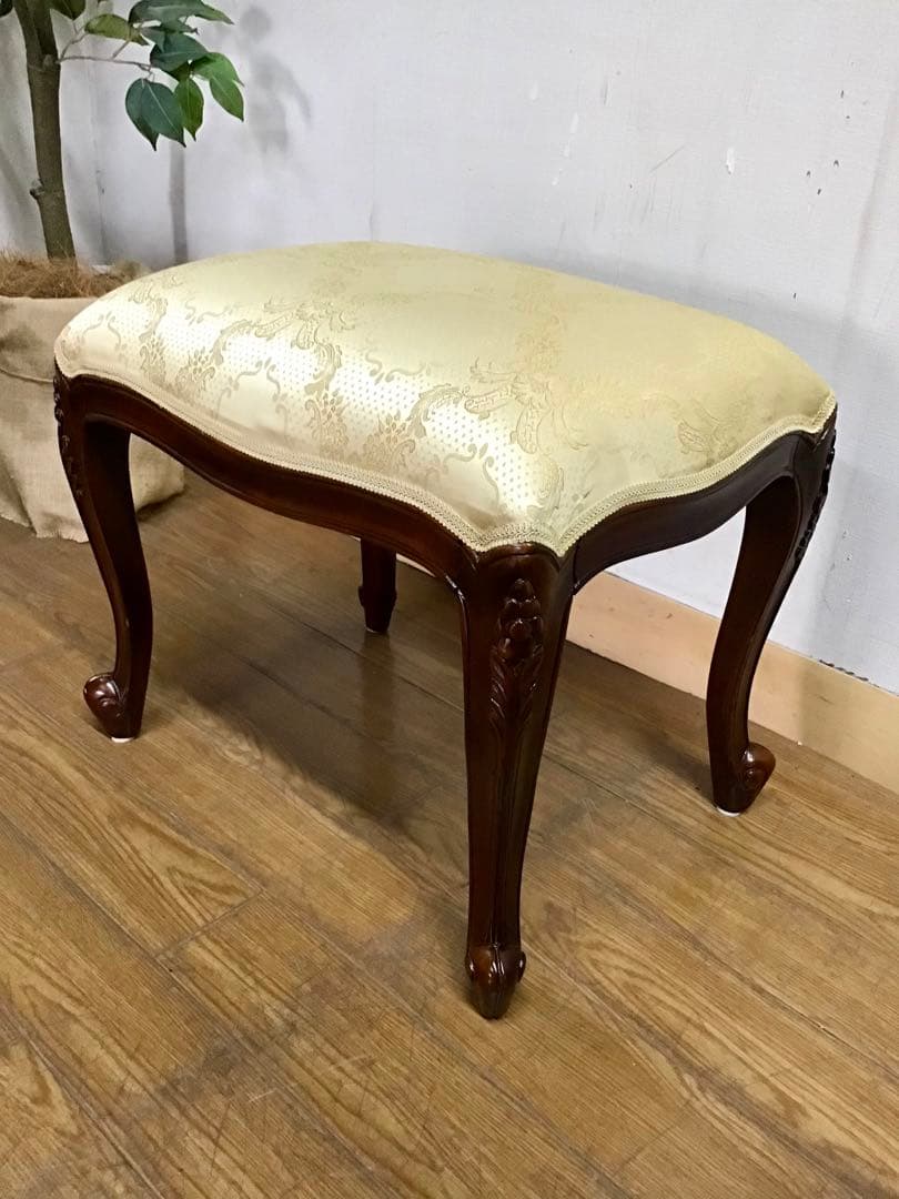 管365☆アンティーク調☆猫脚☆ クロシオ フランシスカ スツール