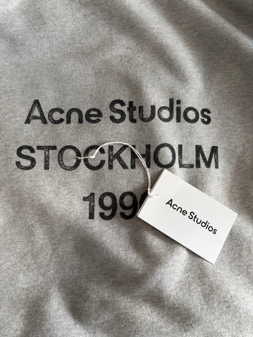 トップス ACNE STUDIOS LOGO HOODED SWEATER M