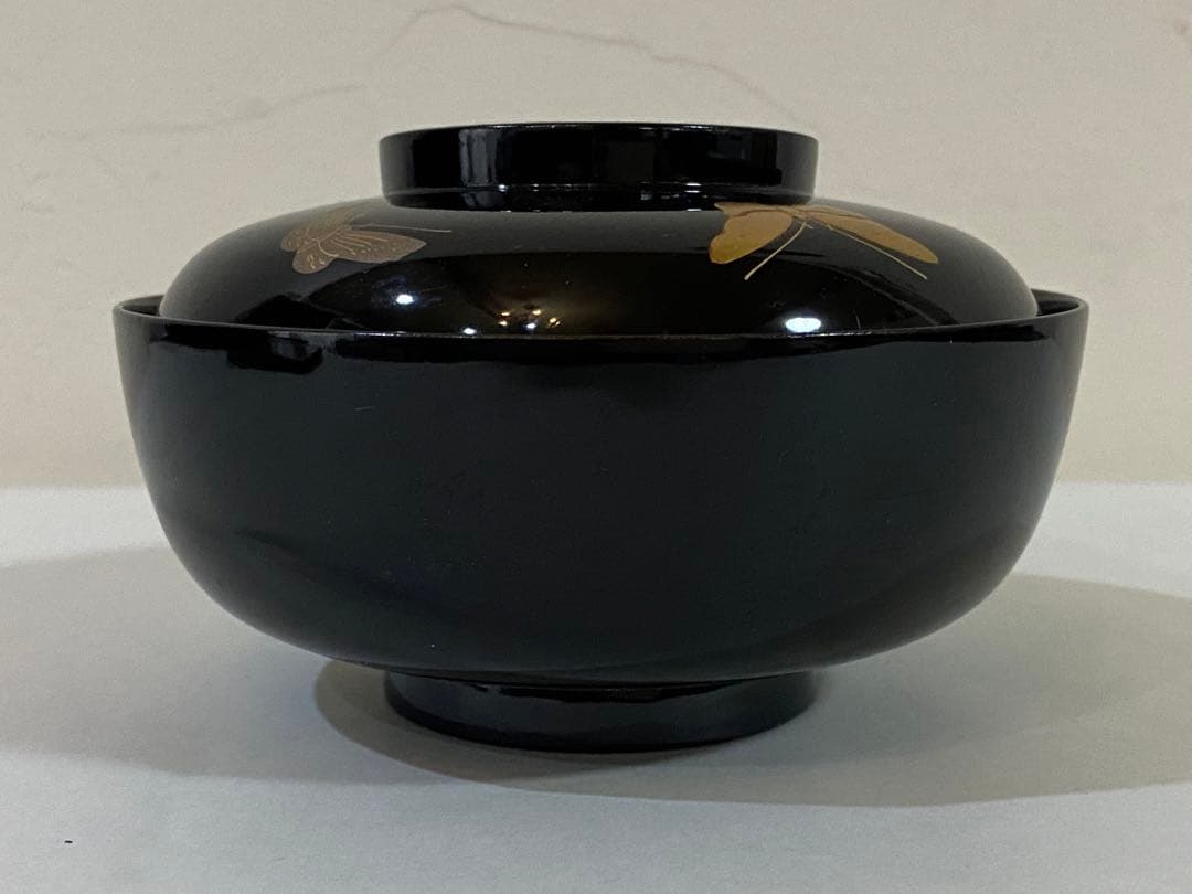 輪島塗　金蒔絵　お椀5客セット　茶道具　懐石道具