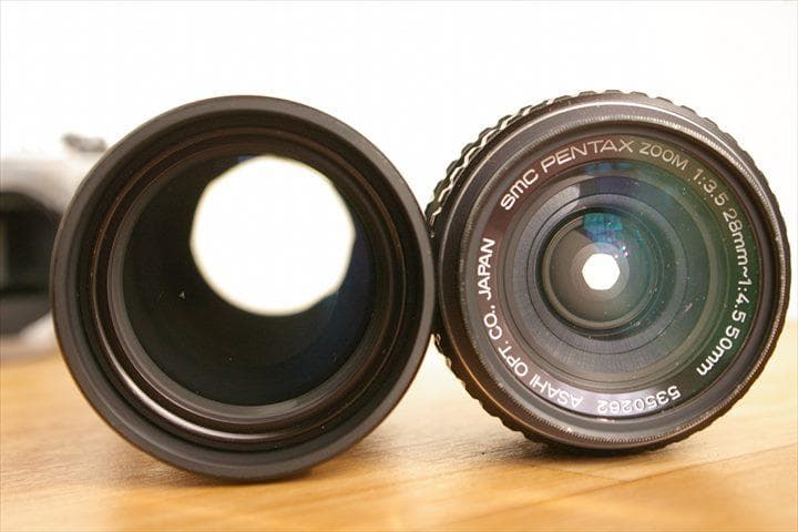 PENTAX ME ズームレンズ2本セット（28-50mm,80-200mm）
