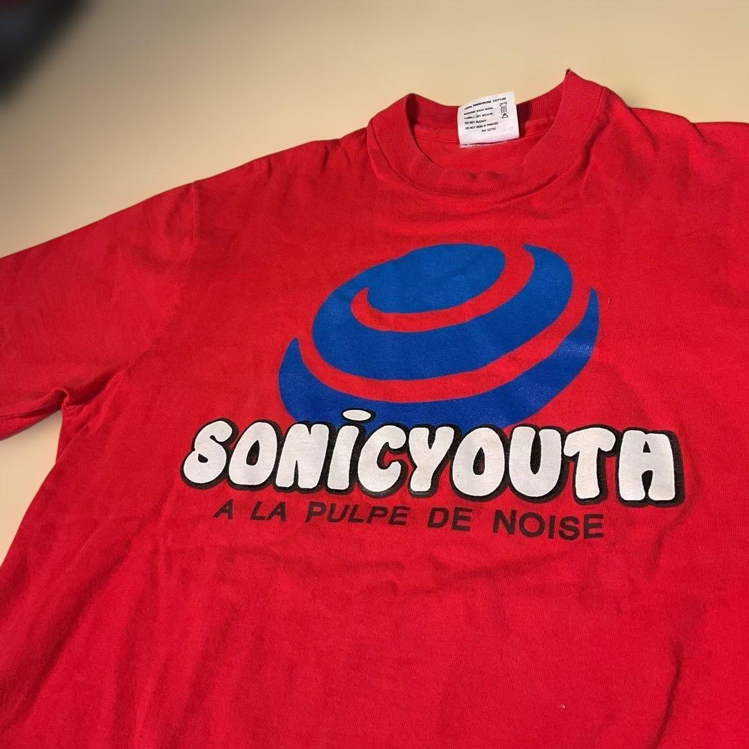 希少 USA製 ソニックユース Tシャツ オランジーナ S 赤 バンドT 90s