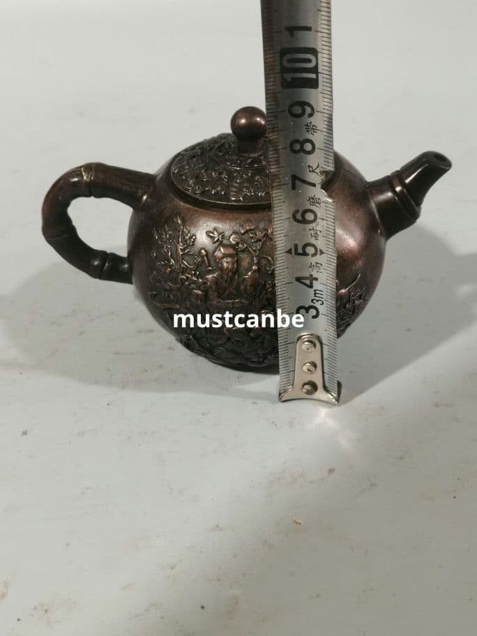 銅器 茶壺 八仙茶壺 酒壺 茶道具 装飾品 現代工芸品 置物