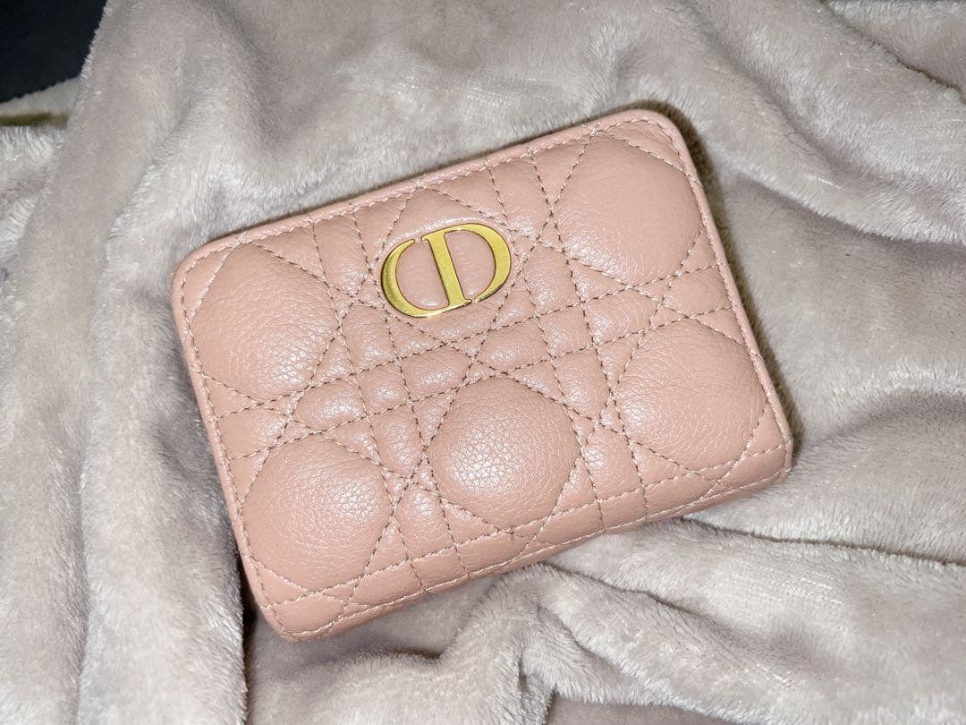 Christian Dior 二つ折り財布 ピンク