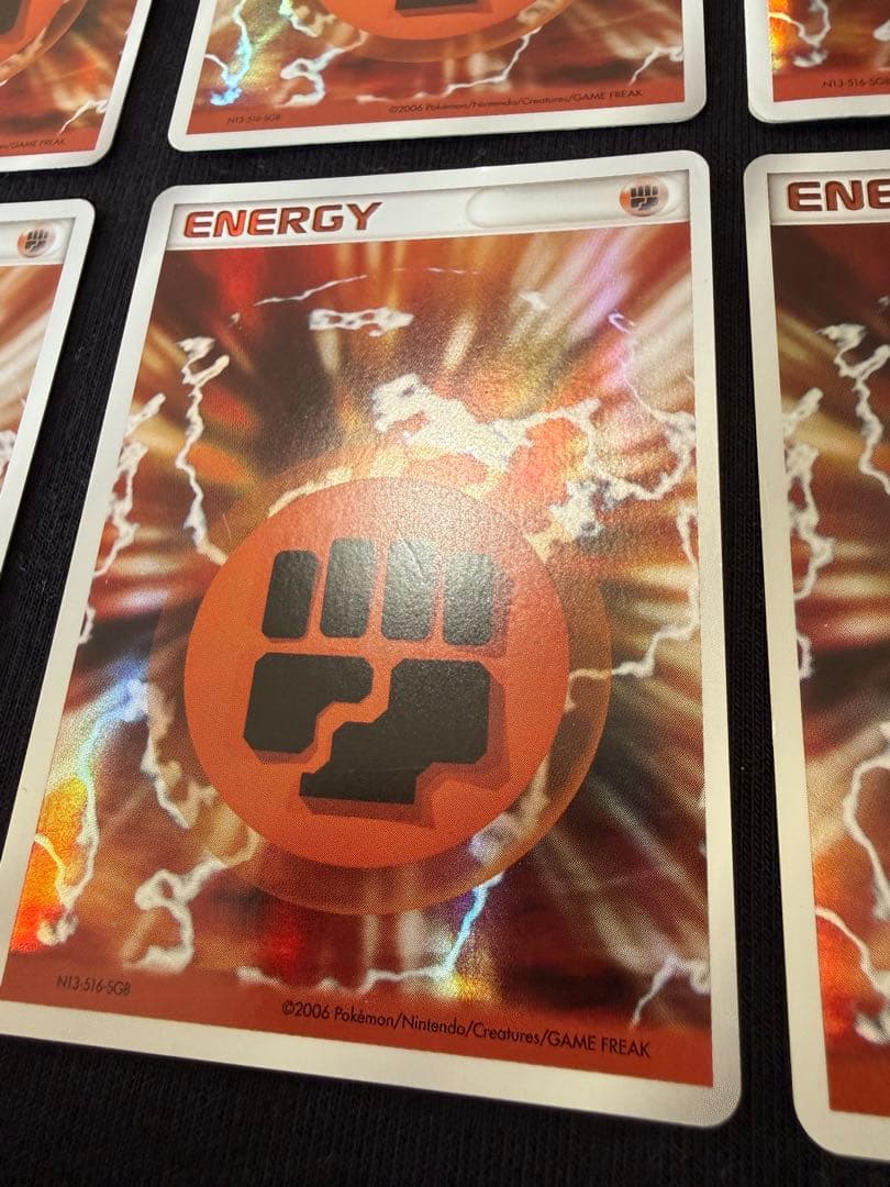 ポケモンカード エネルギー ホロン 闘タイプ 6枚セット キズあり