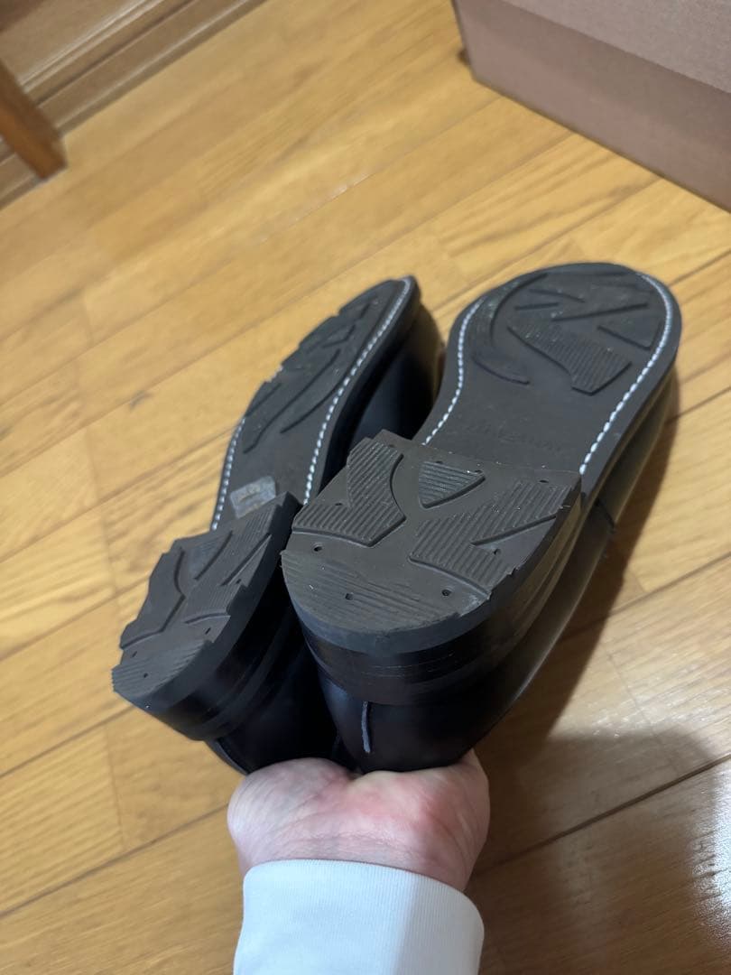 J.M. WESTON ブラックレザー ドレスシューズ