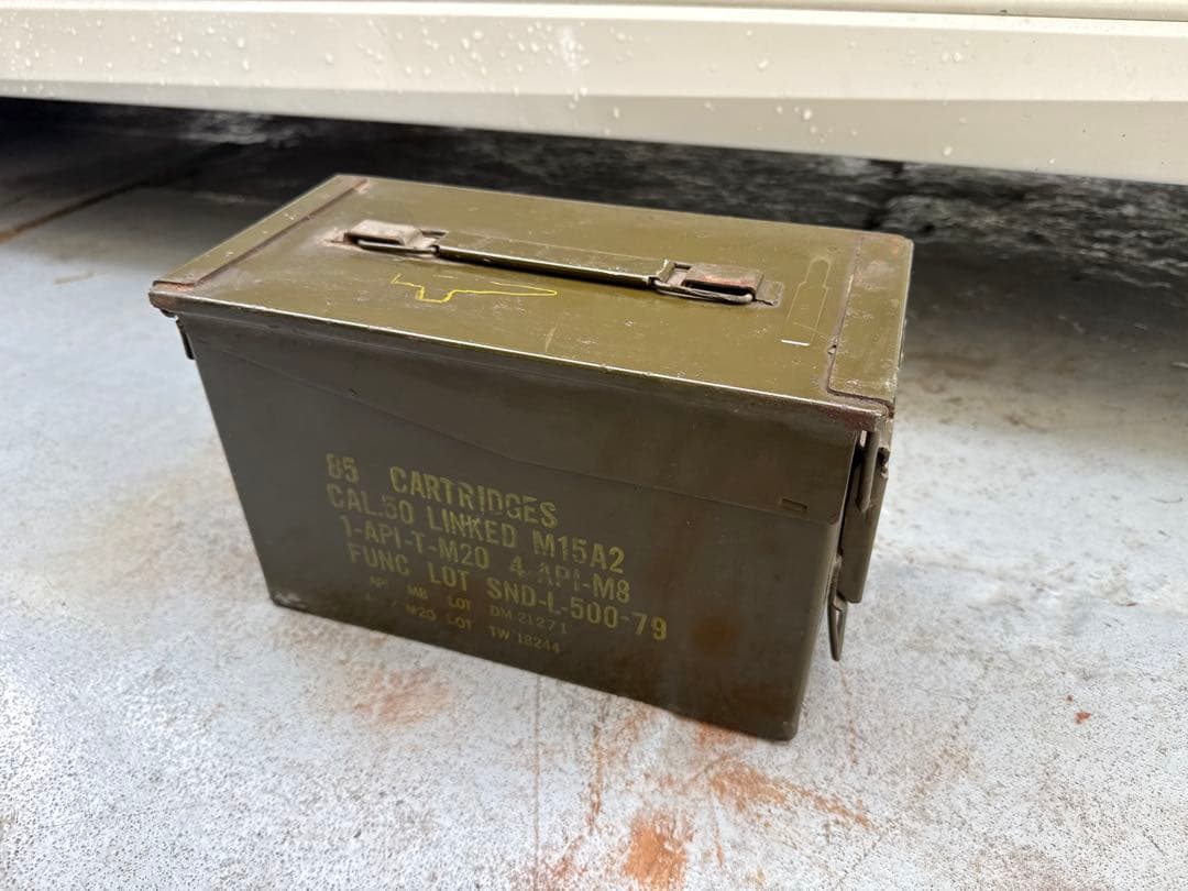 ◼️ミリタリー◼️ヴィンテージ◼️アンモボックス◼️弾薬庫◼️インダストリアル◼️鉄箱◼️