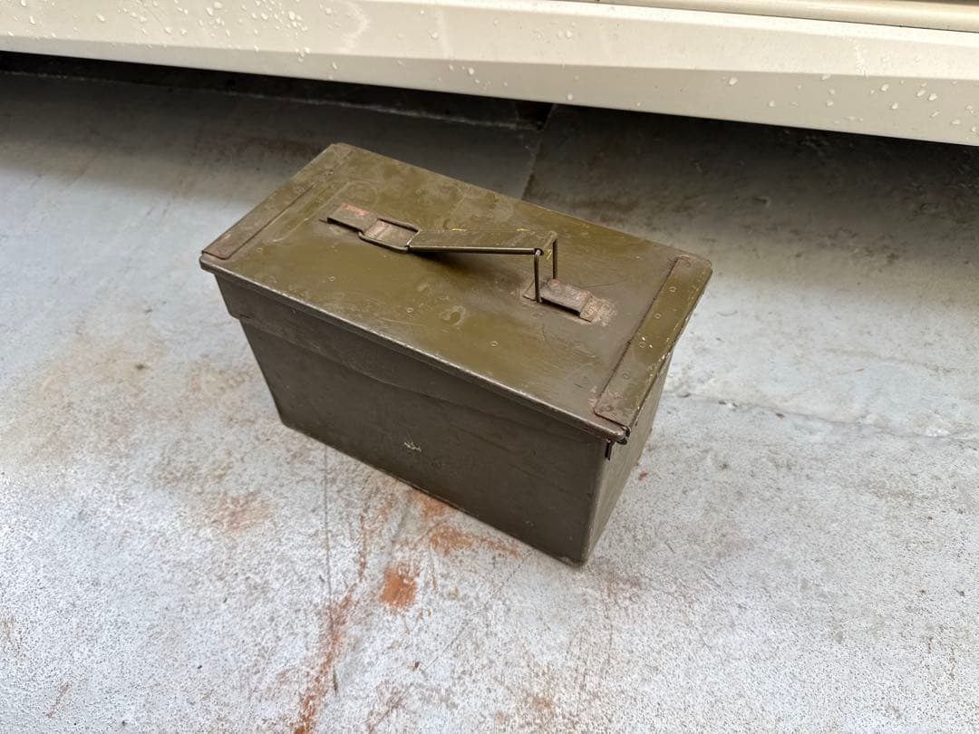 ◼️ミリタリー◼️ヴィンテージ◼️アンモボックス◼️弾薬庫◼️インダストリアル◼️鉄箱◼️