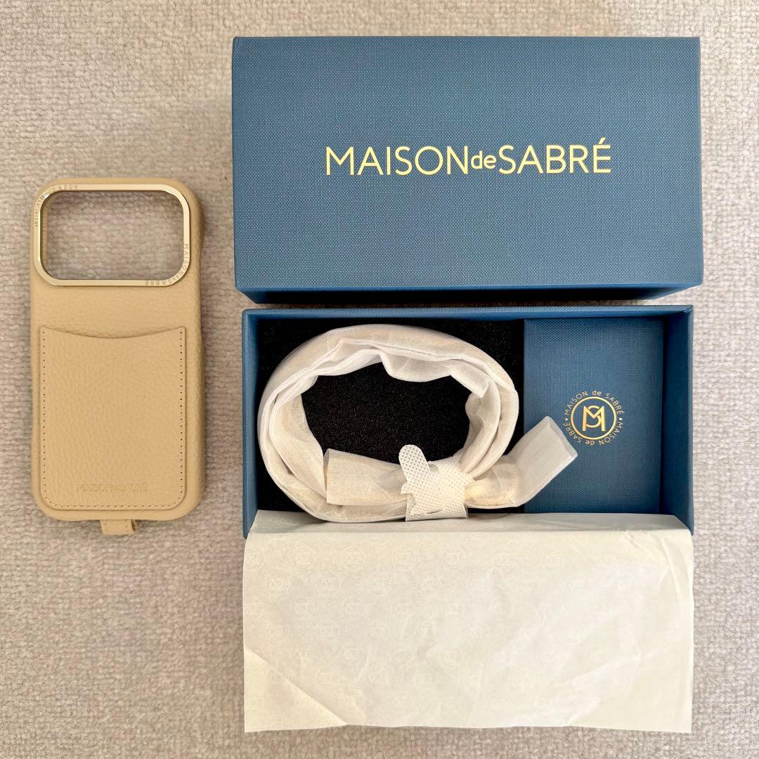 メゾンドサブレ スリングスマホケース iPhone17pro 新品未使用