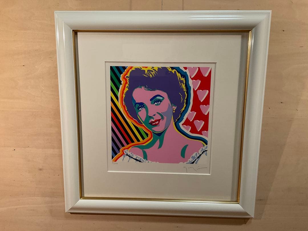 ヤマガタ　「エリザベス・テイラー」　シルクスクリーン　直筆サイン・エディション有