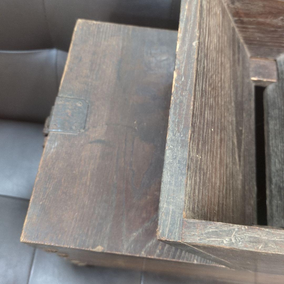 銭函 木製アンティーク雑貨