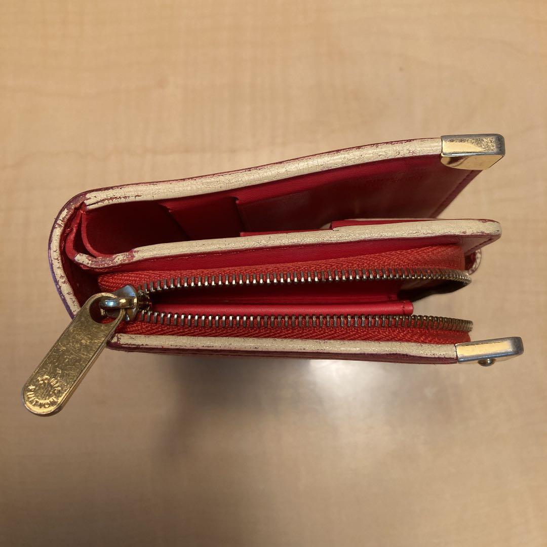 LOUIS VUITTON ルイヴィトン　スハリ コンパクトジップ　赤