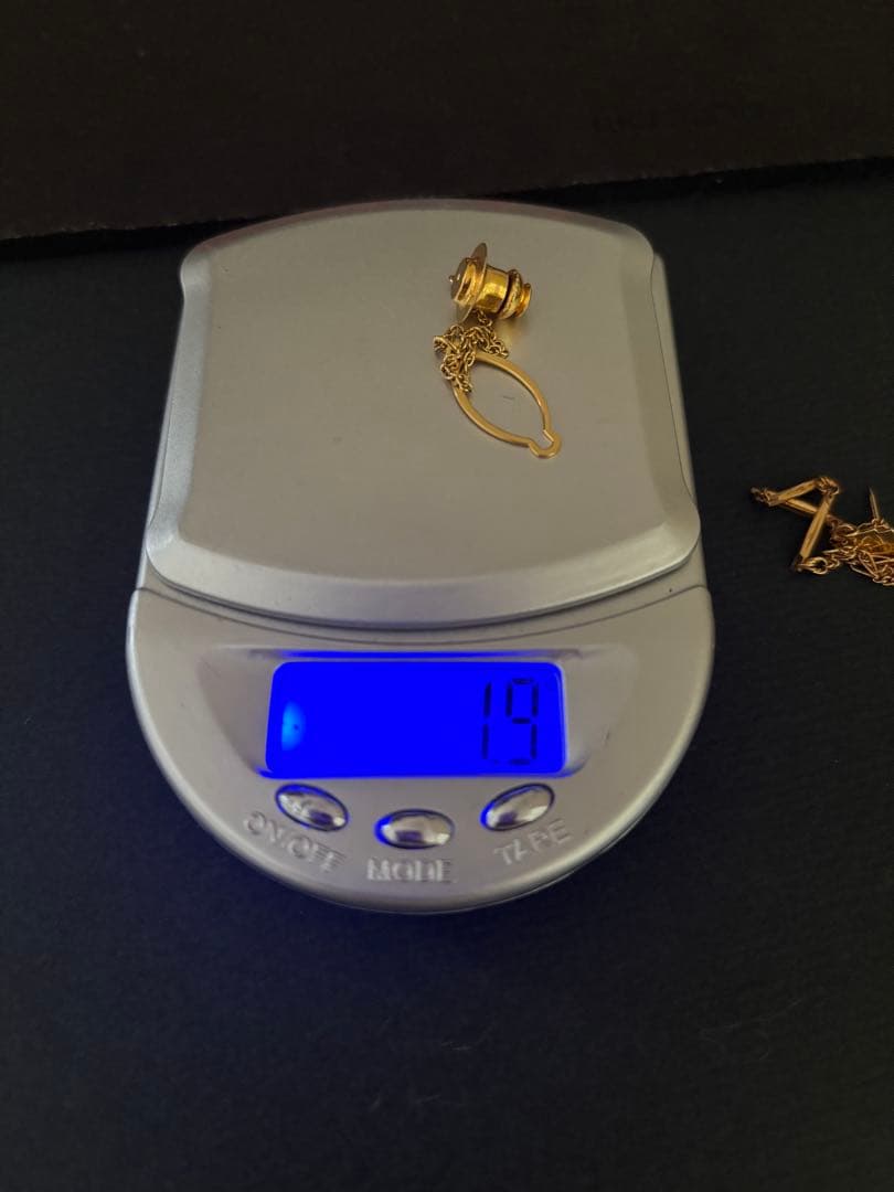 K18 ピンブローチ 中古品