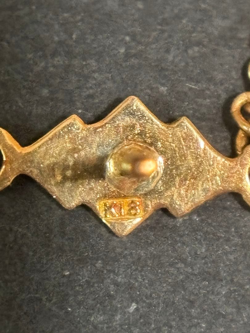 K18 ピンブローチ 中古品