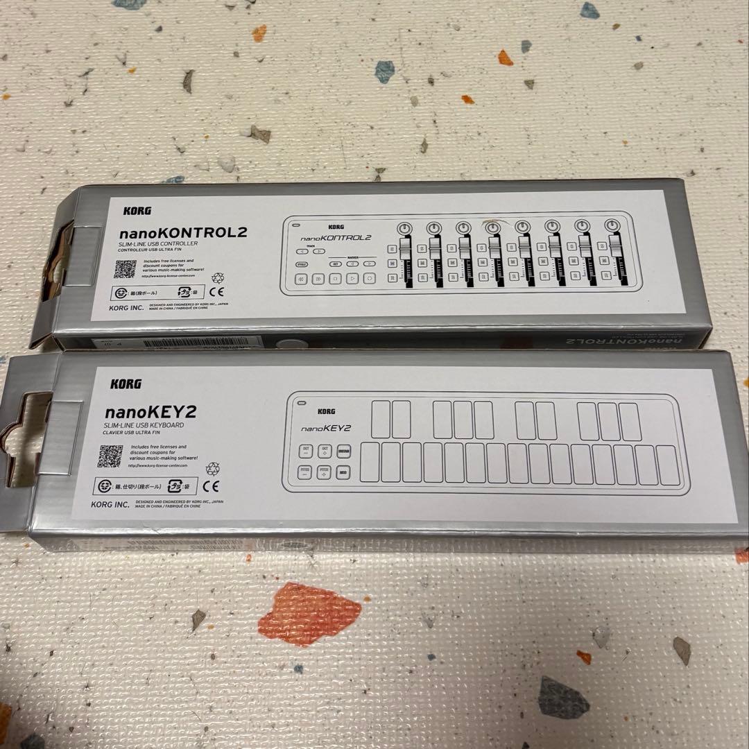 KORG nanoKONTROL2 & nanoKEY2 ホワイト セットDTM