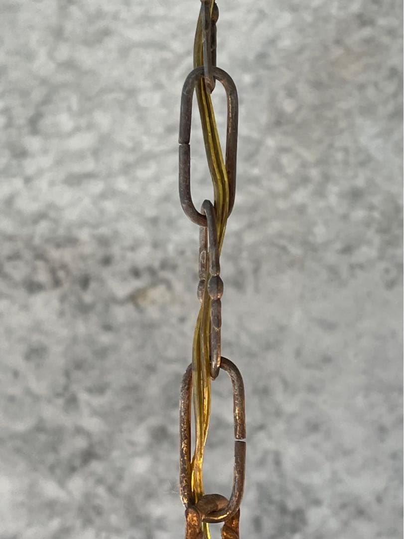 27. フランス アンティーク シャンデリア 3灯 キャンドル ライト 吊り下げ