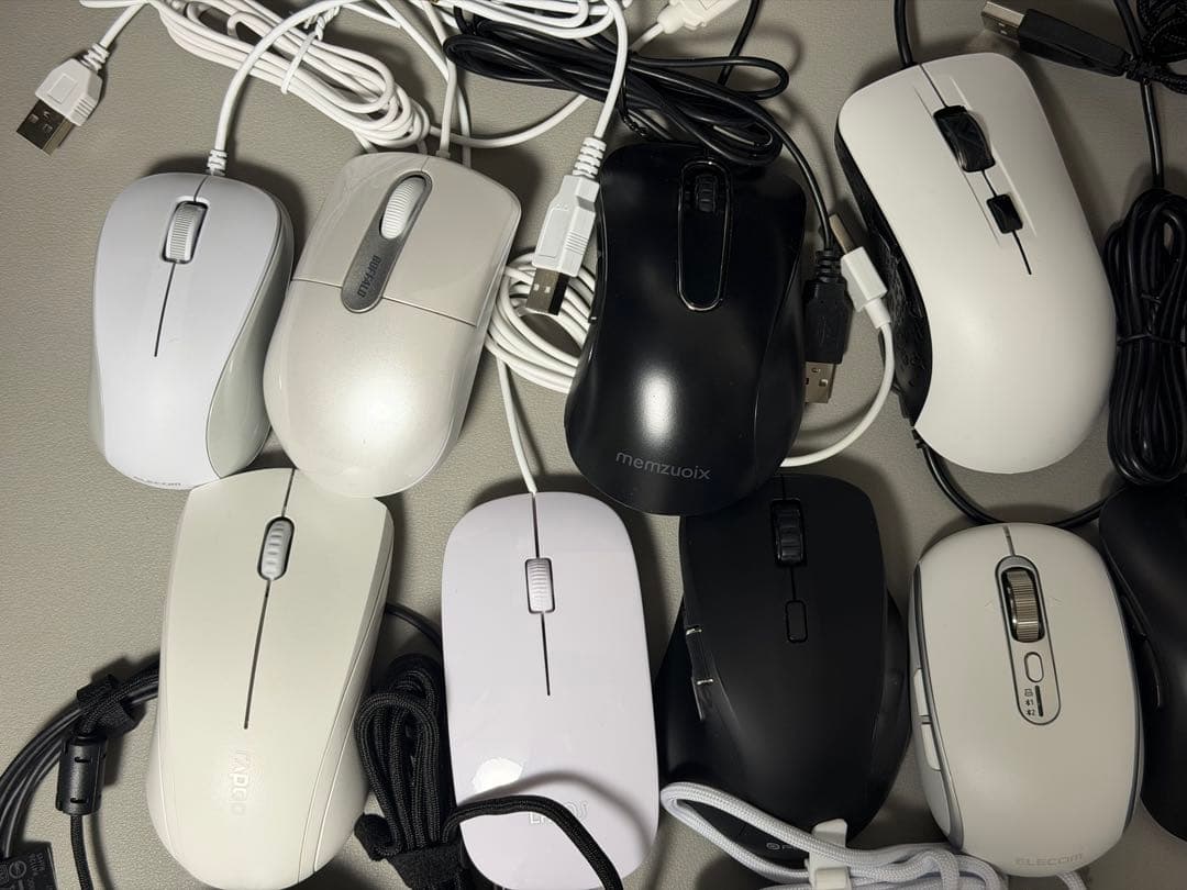 複数の有線/無線マウスセット(中古現状品)