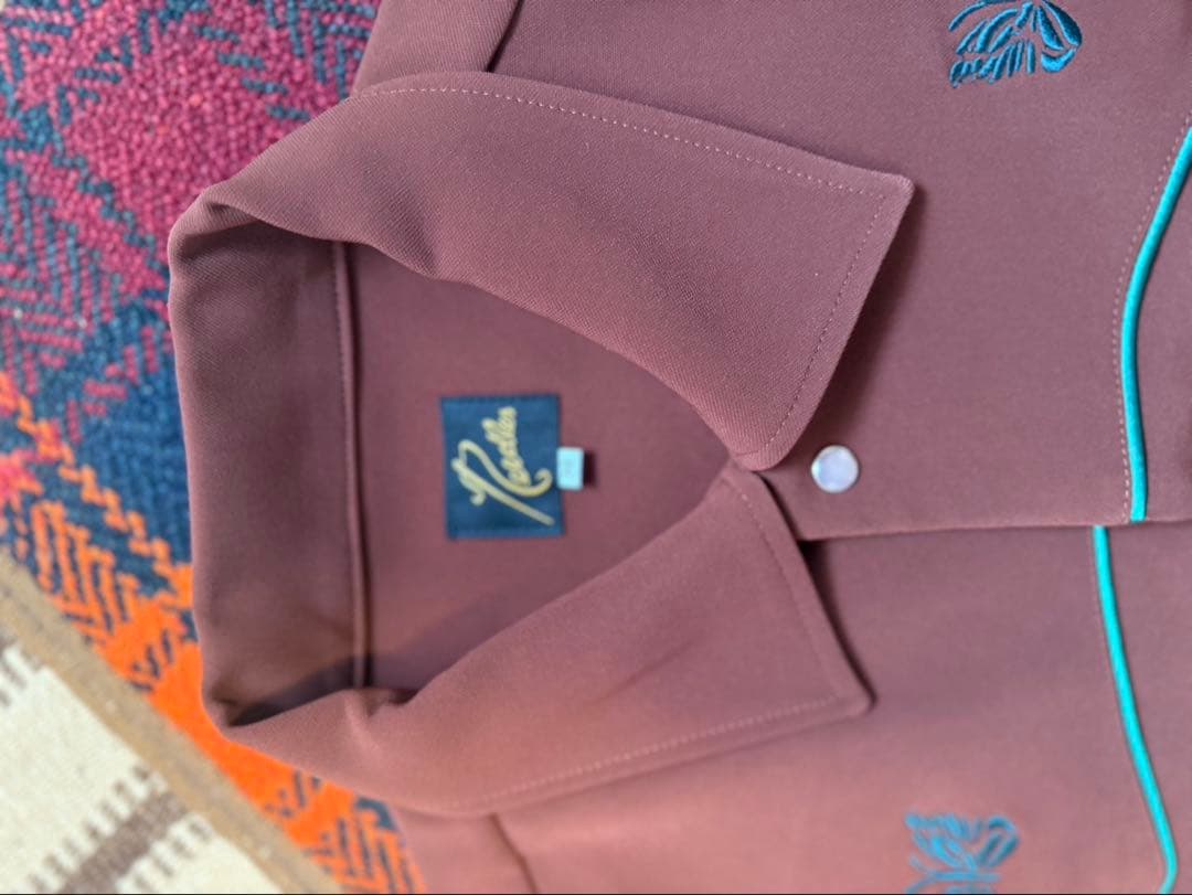 も*ー様 ニードルス　ブラウン刺繍カジュアルジャケット